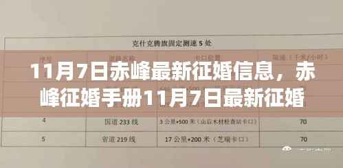 赤峰征婚手册,最新征婚信息发布与参与指南(11月7日更新)