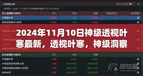 透视叶寒,神级洞察之力的时代交响——2024年11月10日回顾与展望标题建议仅供参考,具体标题可以根据文章内容和个人偏好进行调整。