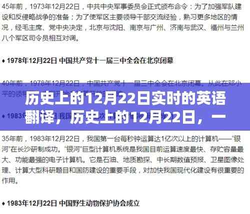 历史上的12月22日,实时英语翻译产品的深度评测与介绍