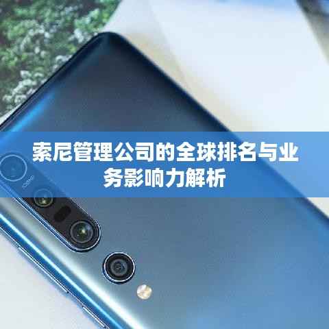 索尼管理公司的全球排名与业务影响力解析